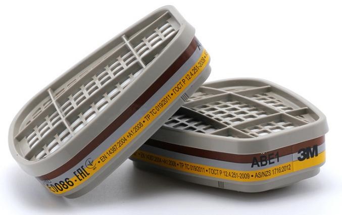 6057 ตลับกรองไอระเหยสารตัวทำละลาย